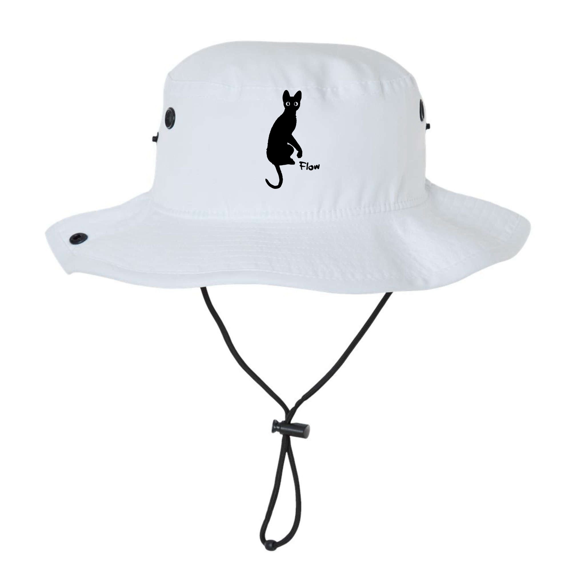 M50 Flow Movie India Ink Cat Bucket Hat