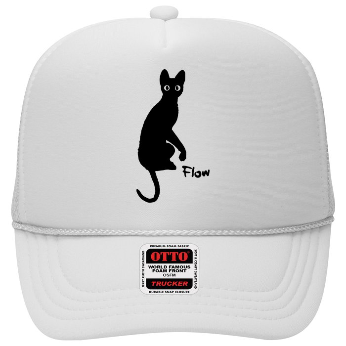M50 Flow Movie India Ink Cat Trucker Hat