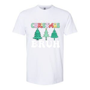 Matching Family Merry Christmas Bruh Xmas Tree Funny Gift Softstyle CVC T-Shirt