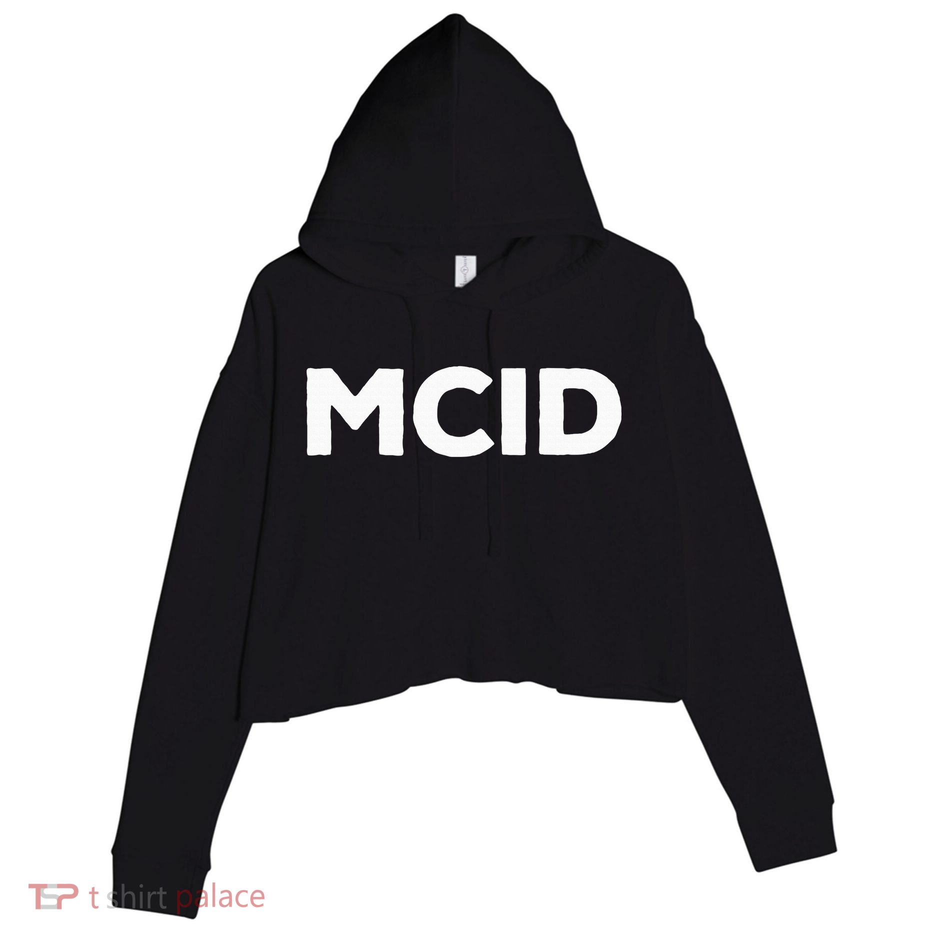Music Fans Mcid My Crew Is Crop Fleece Hoodie