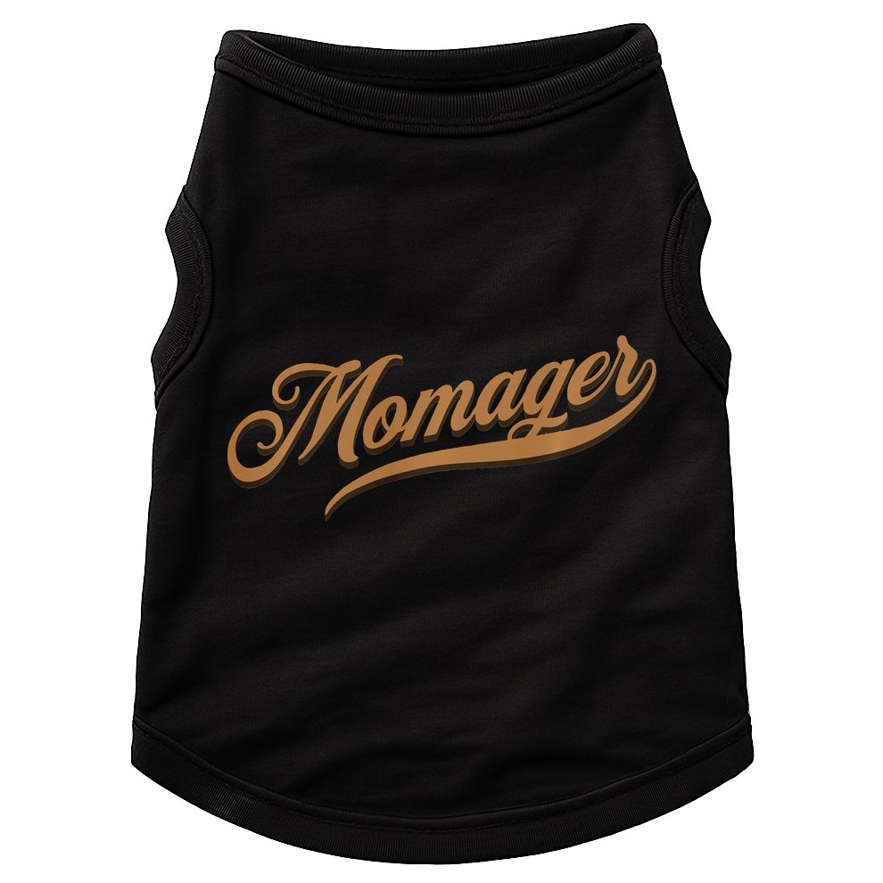 Momager Funny Mom Manager Mother's Day Doggie Tank