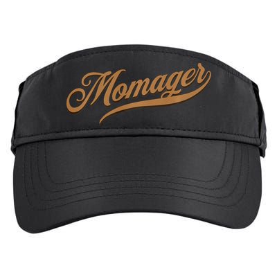 Momager Funny Mom Manager Mother's Day Adult Drive Performance Visor