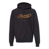 Momager Funny Mom Manager Mother's Day Premium Hoodie