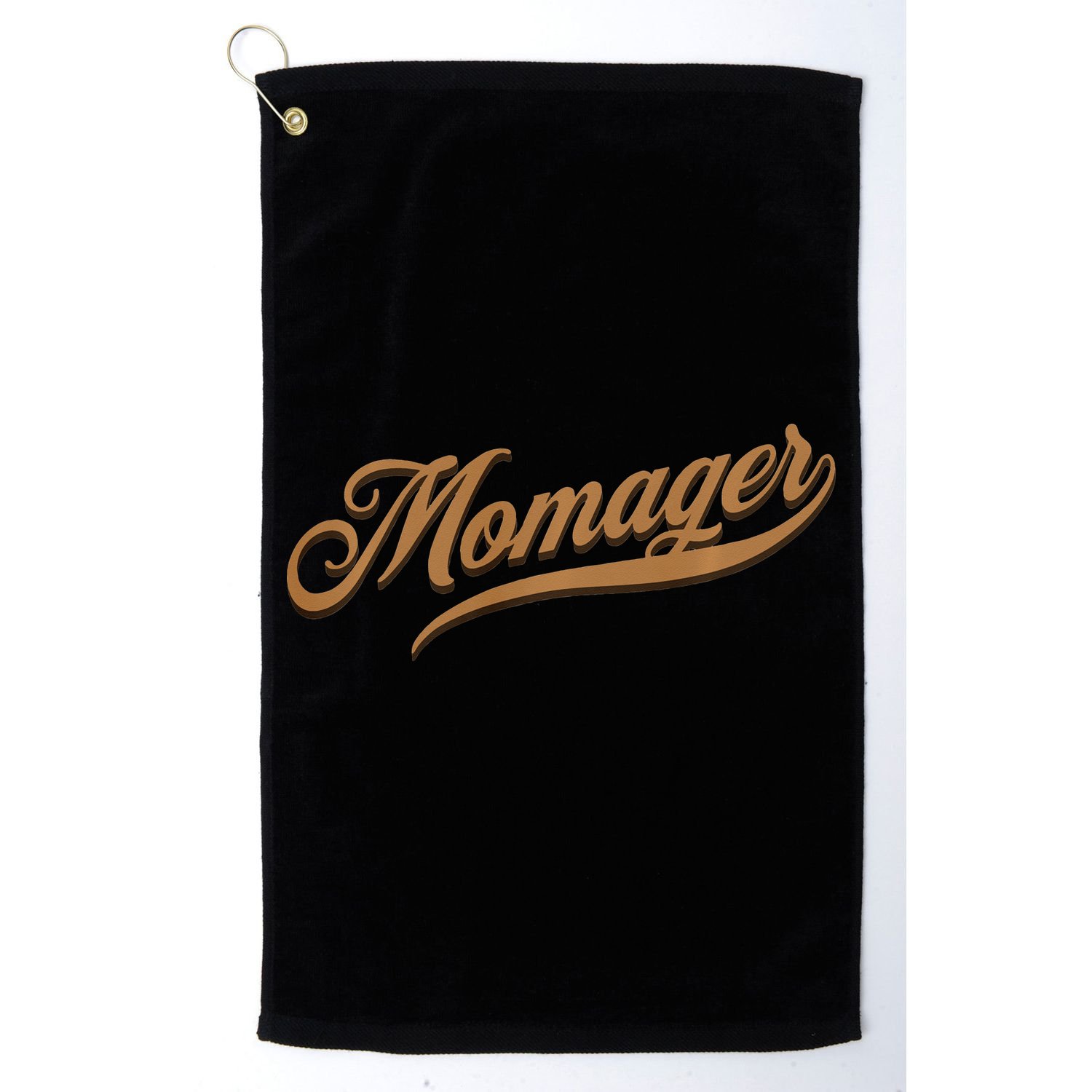 Momager Funny Mom Manager Mother's Day Golf Towel