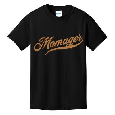 Momager Funny Mom Manager Mother's Day Kids T-Shirt