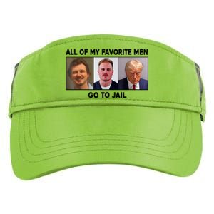 My Favorite Meen Go To Jail Adult Drive Performance Visor