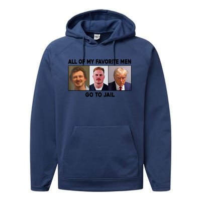 My Favorite Meen Go To Jail Performance Fleece Hoodie