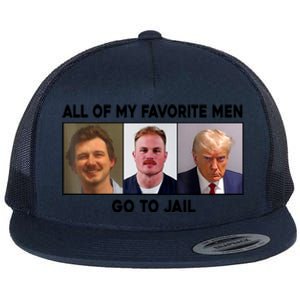 My Favorite Meen Go To Jail Flat Bill Trucker Hat