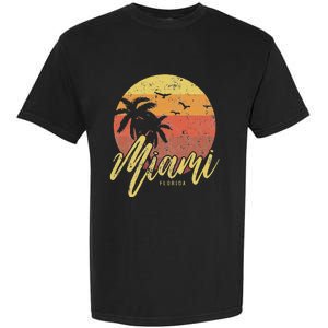 Miami Florida Garment-Dyed Heavyweight T-Shirt