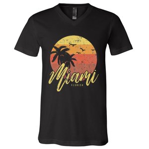 Miami Florida V-Neck T-Shirt