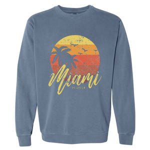 Miami Florida Garment-Dyed Sweatshirt