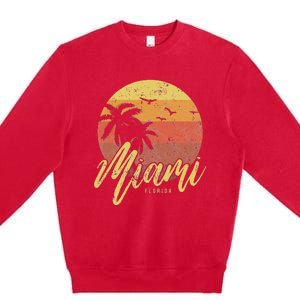 Miami Florida Premium Crewneck Sweatshirt