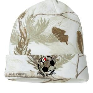 Mexico Flag Mexican Soccer Ball Football Fan Women Kati Licensed 12" Camo Beanie