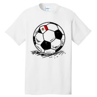 Mexico Flag Mexican Soccer Ball Football Fan Women Tall T-Shirt