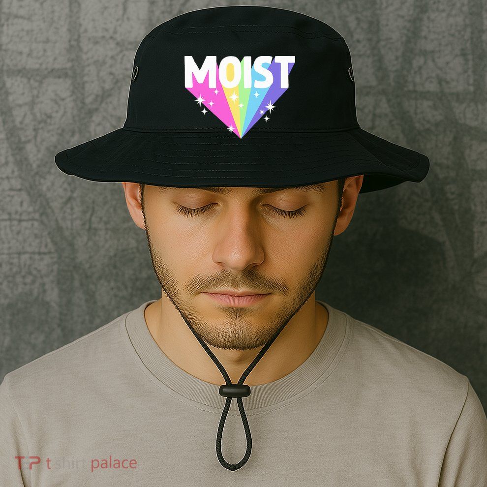 Moist Funny Meme Dank For Cool Hilarious Humorous  Bucket Hat