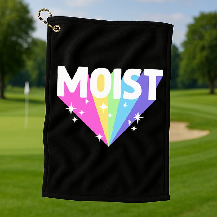 Moist Funny Meme Dank For Cool Hilarious Humorous  Golf Towel