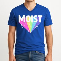 Moist Funny Meme Dank For Cool Hilarious Humorous  V-Neck T-Shirt