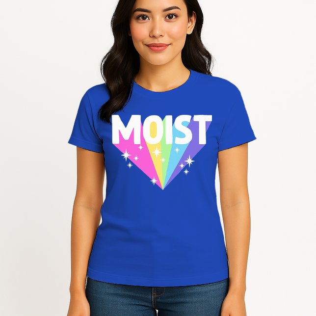 Moist Funny Meme Dank For Cool Hilarious Humorous  Womens T-Shirt