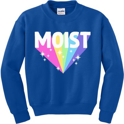 Moist Funny Meme Dank For Cool Hilarious Humorous  Kids Sweatshirt