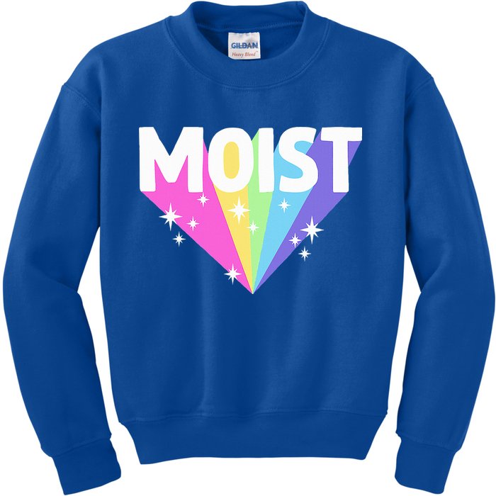 Moist Funny Meme Dank For Cool Hilarious Humorous  Kids Sweatshirt