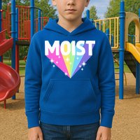 Moist Funny Meme Dank For Cool Hilarious Humorous  Kids Hoodie