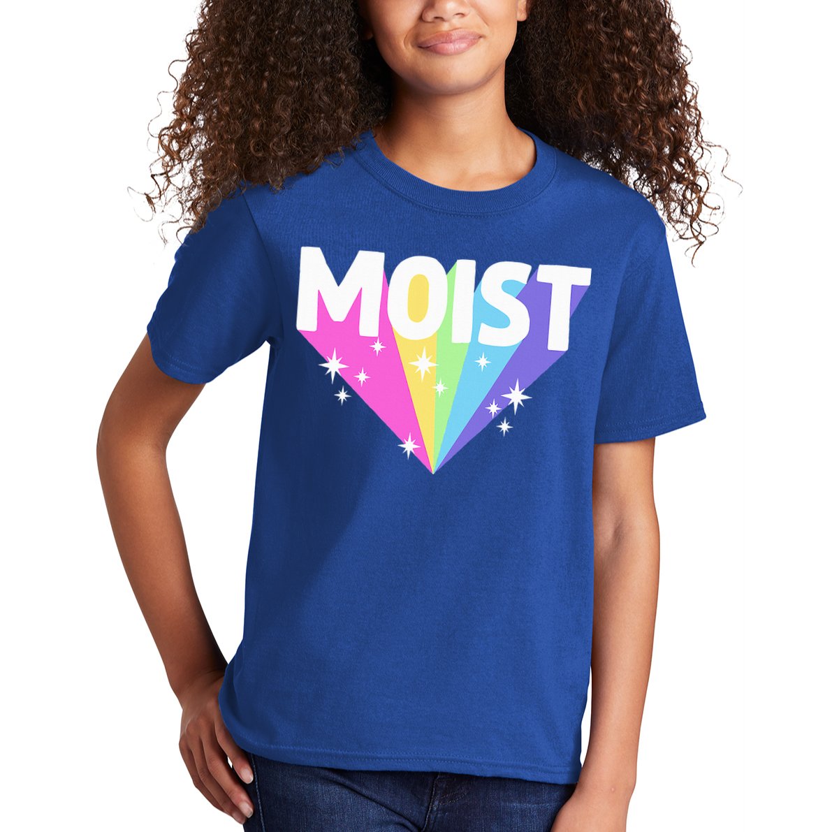 Moist Funny Meme Dank For Cool Hilarious Humorous  Kids T-Shirt