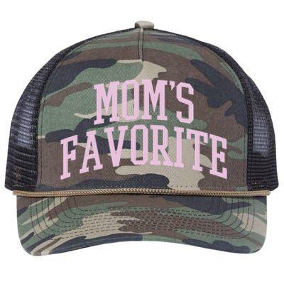 Moms Favorite Retro Rope Trucker Hat Cap