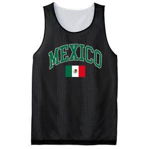 Mexico Flag Mesh Reversible Basketball Jersey Tank