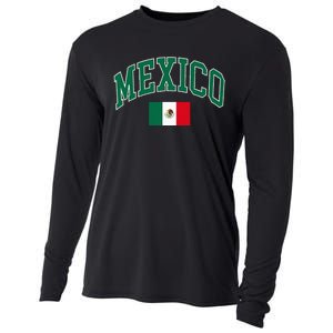 Mexico Flag Cooling Performance Long Sleeve Crew