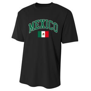 Mexico Flag Performance Sprint T-Shirt