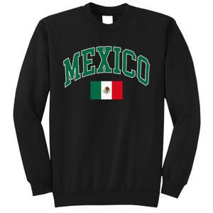 Mexico Flag Tall Sweatshirt