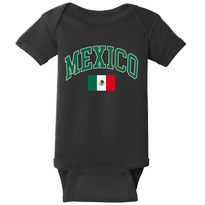 Mexico Flag Baby Bodysuit