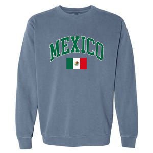 Mexico Flag Garment-Dyed Sweatshirt