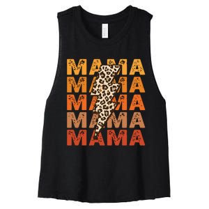 Mama Fall Women's Racerback Cropped Tank