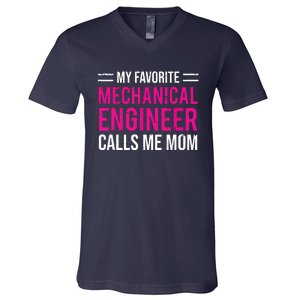 My Favorite Mechanical Engineer Calls Me Mom V-Neck T-Shirt