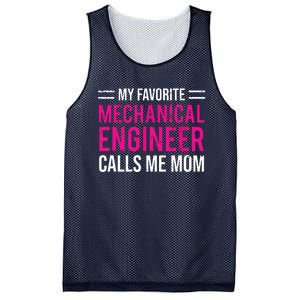 My Favorite Mechanical Engineer Calls Me Mom Mesh Reversible Basketball Jersey Tank