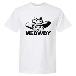 Meowdy Funny Mashup Between Meow And Howdy Cat Meme Garment-Dyed Heavyweight T-Shirt