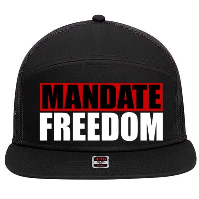 Mandate Freedom 7 Panel Mesh Trucker Snapback Hat