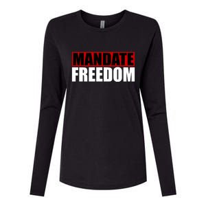 Mandate Freedom Womens Cotton Relaxed Long Sleeve T-Shirt