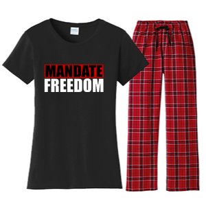 Mandate Freedom Women's Flannel Pajama Set