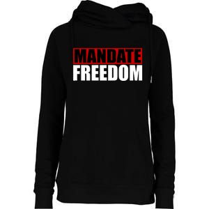 Mandate Freedom Womens Funnel Neck Pullover Hood