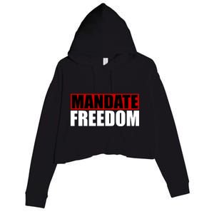 Mandate Freedom Crop Fleece Hoodie