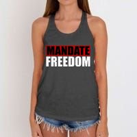 Mandate Freedom Women's Knotted Racerback Tank