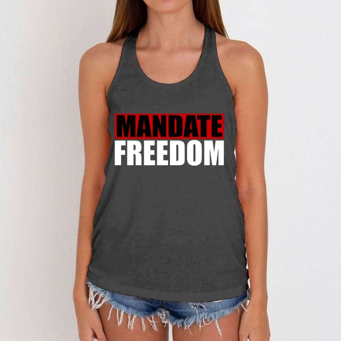 Mandate Freedom Women's Knotted Racerback Tank