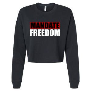 Mandate Freedom Cropped Pullover Crew