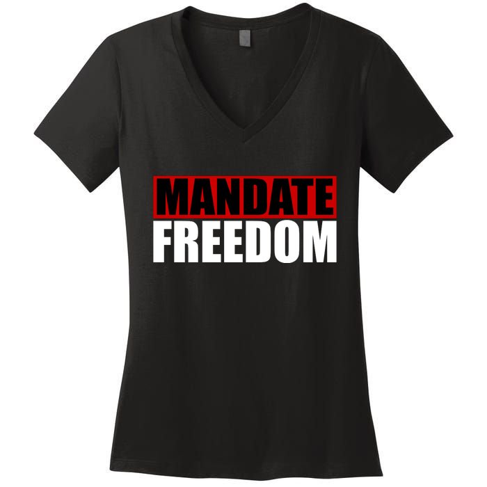 Mandate Freedom Women's V-Neck T-Shirt