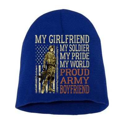 My Friend My Soldier Hero Proud Army Friend Military Cute Gift Short Acrylic Beanie