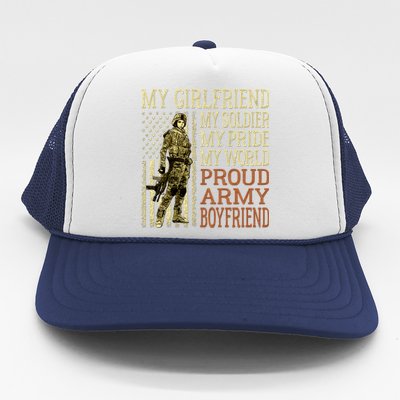 My Friend My Soldier Hero Proud Army Friend Military Cute Gift Trucker Hat