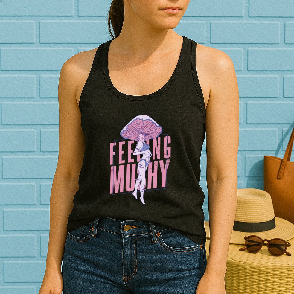 Mushroom Female Womens Tank Top