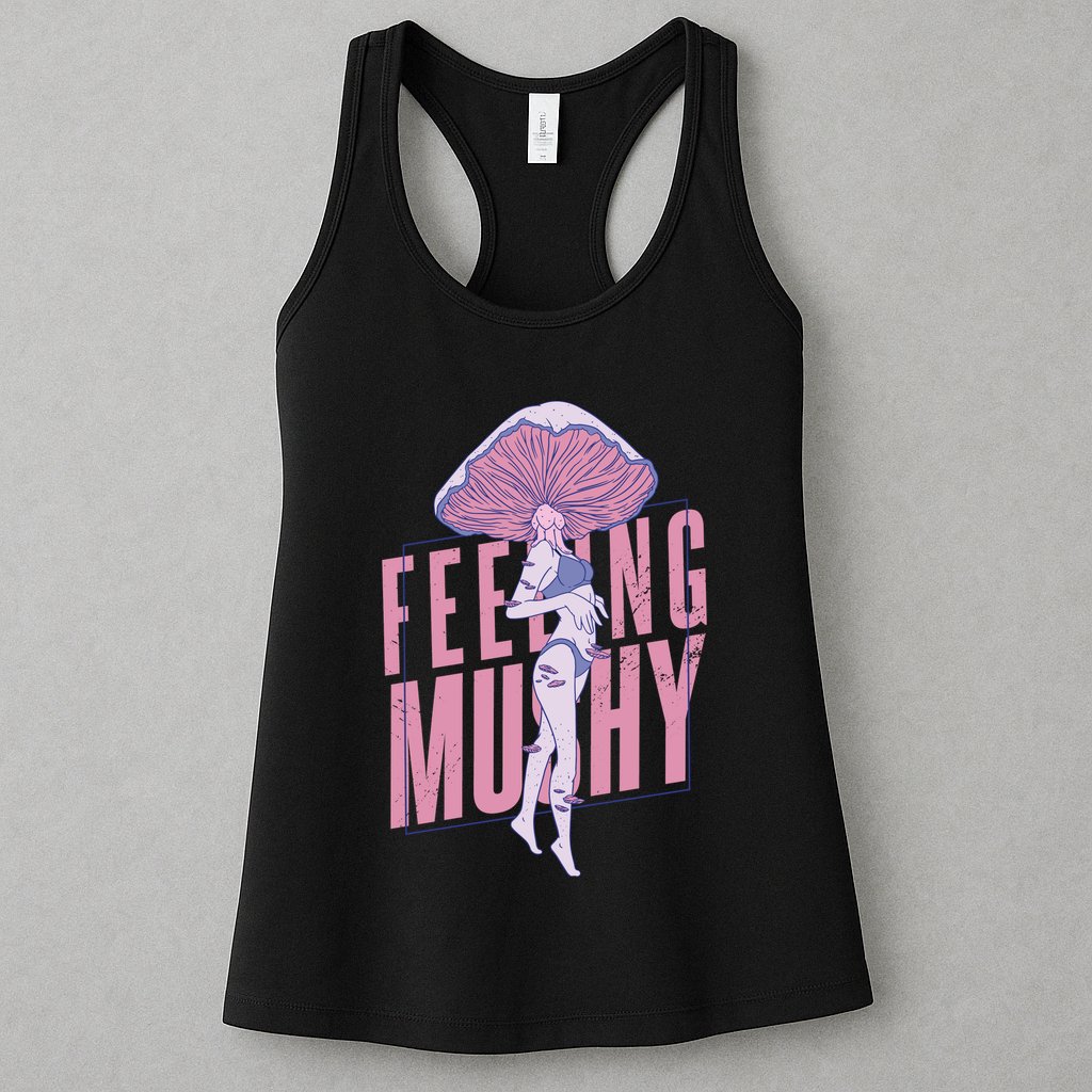 Mushroom Female Womens Tank Top